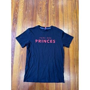 Paris Saint-Germain PSG Parc Des Princes Navy Blue Graphic T-Shirt Mens Medium